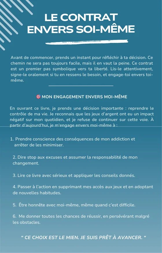 Extrait : Le contrat envers soi-même